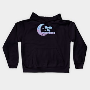 Media By Moonlight Logo (2) Kids Hoodie